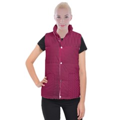 Red Women s Button Up Vest by nateshop