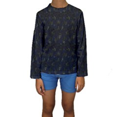 Rocket-012 Kids  Long Sleeve Swimwear by nateshop