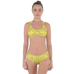 Tile Criss Cross Bikini Set by nateshop