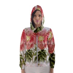 Flowers-102 Women s Hooded Windbreaker by nateshop