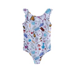 Medical Kids  Frill Swimsuit by SychEva