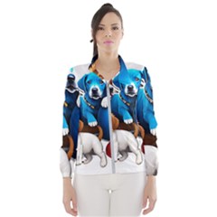 Cute Dog Dogs Animal Pet Women s Windbreaker by Semog4