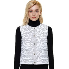 Joy Division Unknown Pleasures Post Punk Women s Short Button Up Puffer Vest