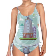 Amsterdam Landmark Landscape Tankini Set by Sudheng