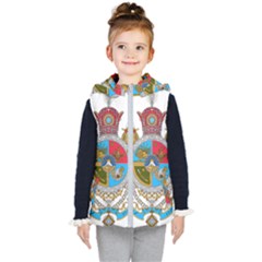 Imperial Coat Of Arms Of Iran, 1932-1979 Kids  Hooded Puffer Vest by abbeyz71