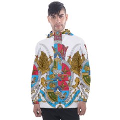 Imperial Coat Of Arms Of Iran, 1932-1979 Men s Front Pocket Pullover Windbreaker by abbeyz71
