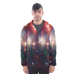 Astrology Astronomical Cluster Galaxy Nebula Men s Hooded Windbreaker by Jancukart