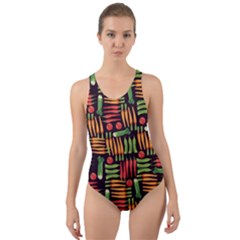 Vegetable Cut-out Back One Piece Swimsuit by SychEva