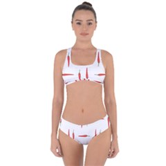 Pepper Criss Cross Bikini Set by SychEva