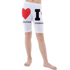 I Love Cosmopolitan  Kids  Mid Length Swim Shorts
