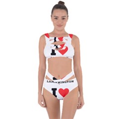 I Love Lamington Bandaged Up Bikini Set  by ilovewhateva