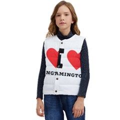 I Love Lamington Kid s Short Button Up Puffer Vest	 by ilovewhateva