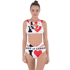 I Love Hot Cakes Bandaged Up Bikini Set  by ilovewhateva