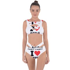 I Love Apple Caramel Bandaged Up Bikini Set  by ilovewhateva