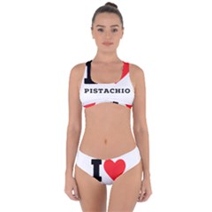 I Love Pistachio Criss Cross Bikini Set by ilovewhateva