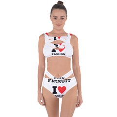 I Love Passion Fruit Bandaged Up Bikini Set  by ilovewhateva