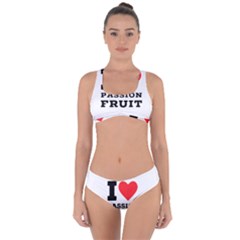 I Love Passion Fruit Criss Cross Bikini Set by ilovewhateva