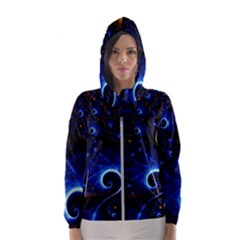 Abstract Design Art Pattern Wallpaper Shape Decoration Women s Hooded Windbreaker by danenraven