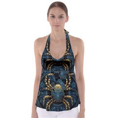 Cancer Star Sign Astrology Babydoll Tankini Top by Bangk1t