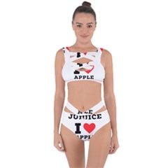 I Love Apple Juice Bandaged Up Bikini Set  by ilovewhateva