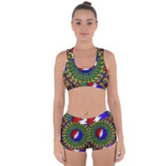 Grateful Dead Pattern Racerback Boyleg Bikini Set by Wav3s