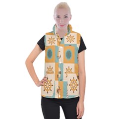 Nautical-elements-collection Women s Button Up Vest by Wav3s
