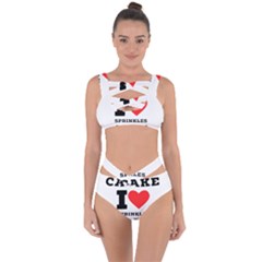 I Love Sprinkles Cake Bandaged Up Bikini Set  by ilovewhateva