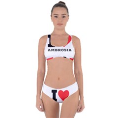 I Love Ambrosia Criss Cross Bikini Set by ilovewhateva