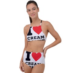 I Love Cream Donut  High Waist Tankini Set by ilovewhateva