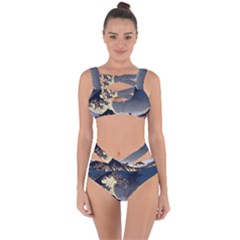 The Great Wave Off Kanagawa Japanese Waves Bandaged Up Bikini Set  by Vaneshop