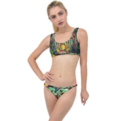 Monkey Tiger Bird Parrot Forest Jungle Style The Little Details Bikini Set by Grandong