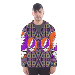 Gratefuldead Grateful Dead Pattern Men s Hooded Windbreaker by Cowasu