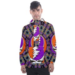 Gratefuldead Grateful Dead Pattern Men s Front Pocket Pullover Windbreaker by Cowasu