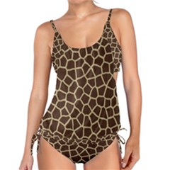 Giraffe Animal Print Skin Fur Tankini Set by Amaryn4rt