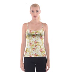 Background Pattern Flower Spring Spaghetti Strap Top by Celenk