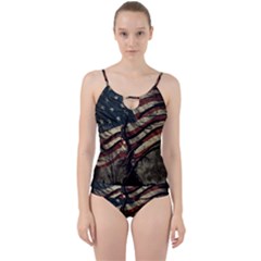 Flag Usa American Flag Cut Out Top Tankini Set by uniart180623