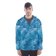 Blue Water Speech Therapy Men s Hooded Windbreaker by artworkshop