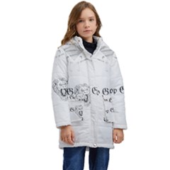 (2) Kids  Hooded Longline Puffer Jacket by Alldesigners