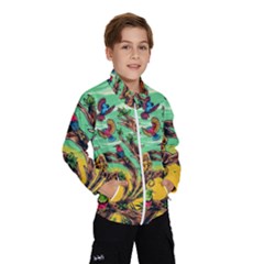 Monkey Tiger Bird Parrot Forest Jungle Style Kids  Windbreaker by Grandong