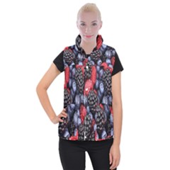 Berries-01 Women s Button Up Vest by nateshop