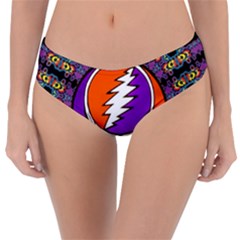 Gratefuldead Grateful Dead Pattern Reversible Classic Bikini Bottoms by Cowasu