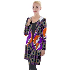 Gratefuldead Grateful Dead Pattern Hooded Pocket Cardigan by Cowasu