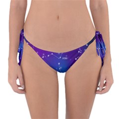 Realistic Night Sky With Constellations Reversible Bikini Bottoms by Cowasu