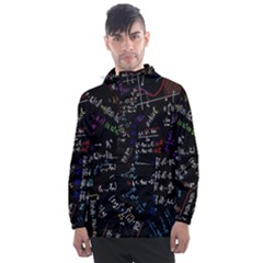 Mathematics  Physics Maths Math Pattern Men s Front Pocket Pullover Windbreaker by pakminggu