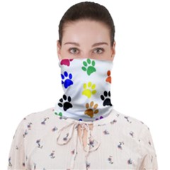 Pawprints-paw-prints-paw-animal Face Covering Bandana (adult) by Ravend