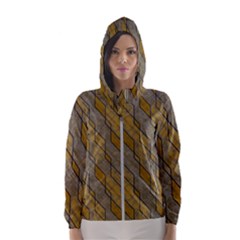 Background-batik Women s Hooded Windbreaker by nateshop