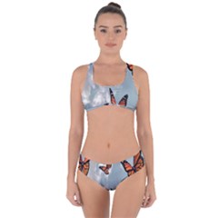 Aesthetic Butterfly , Butterflies, Nature, Criss Cross Bikini Set by nateshop