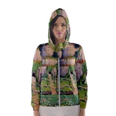 Painting Scenery Women s Hooded Windbreaker by Sarkoni