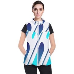 Abstract, Desenho, Flat, Google, Material Women s Puffer Vest by nateshop