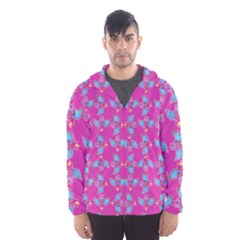 Winged Mutant Sketchy Cartoon Drawing Motif Pattern Men s Hooded Windbreaker by dflcprintsclothing